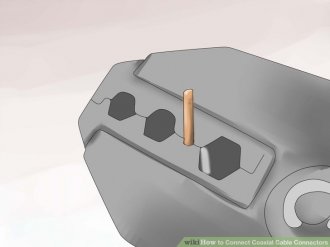 Image titled Connect Coaxial Cable Connectors Step 11