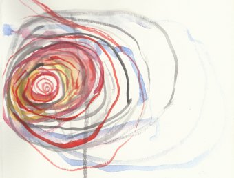 Janet Echelman, watercolor design