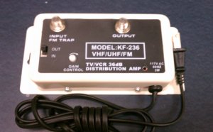 Antenna TV amplifier Booster