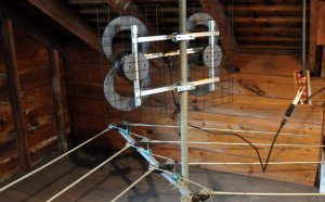 Attic mounted antenna