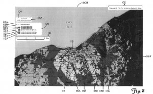 TV antenna selector map