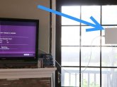 Indoor TV antenna reception