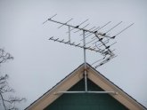 Large directional TV antenna