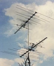 Two TV Antennas Combined