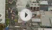 Aerial vision: fire engulfs South Melbourne hotel