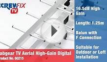 Screwfix Labgear TV Aerial High-Gain Digital