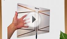 Walltenna Clear Indoor HDTV Antenna - Proudly Made in USA