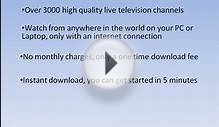 Watch 3+ high quality live TV channels on your PC (no
